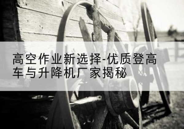 渭滨登高车厂家-高空作业新选择-优质登高车与升降机厂家揭秘